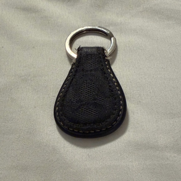 Coach Black Jacquard Keychain - Picture 2 of 4